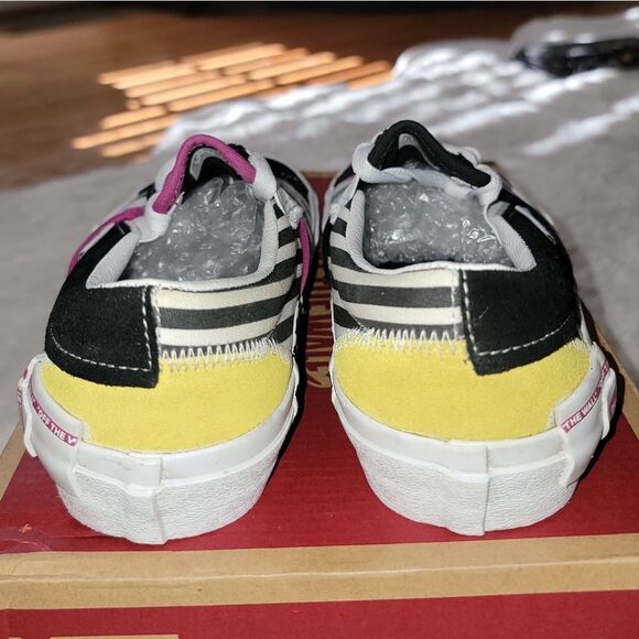 Vans Slip On Cap 'Juxtapoze Pack' Multicolor Sneaker Shoes Size Women 7 Men 5.5 - Picture 6 of 15